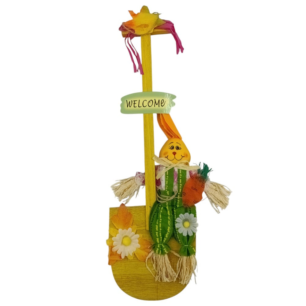 OEMΞύλινο Διακοσμητικό Φτυάρι Με Λαγουδάκι 'Welcome' 45εκ 2 Σχέδια- 1Τμχpapell.gr